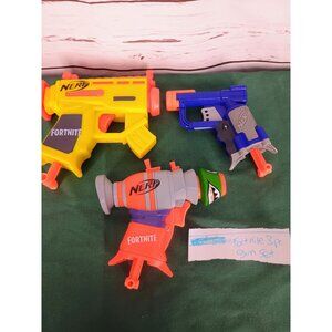 NERF‎ Fortnite 3 Gun Lot Bundle  Micro RL MicroShots Toy Blaster